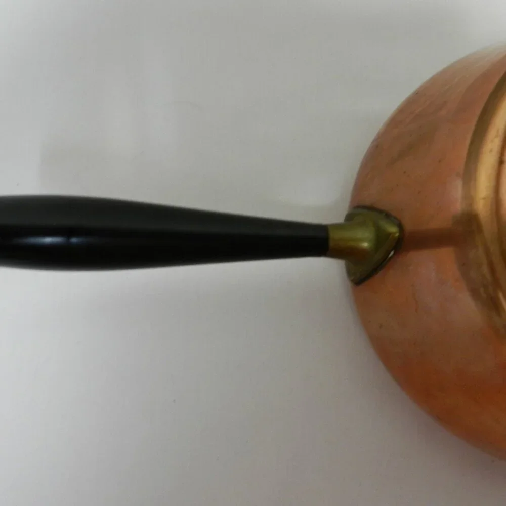 Culinox Copper Vintage Mid Century Modern Spring Fondue Pot w/ Stand Switzerland